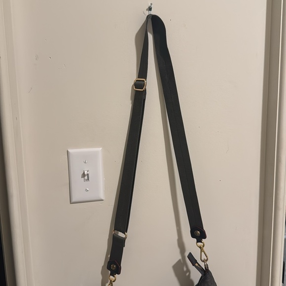 MZ Wallace Quilted Black Bag with Gold Accents - Picture 6 of 8